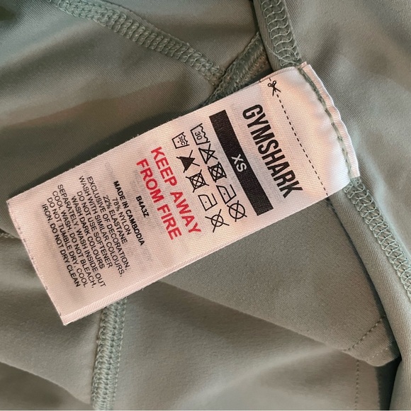Gymshark x Whitney Simmons Pocket Leggings Size XS Leaf Green - Picture 12 of 12